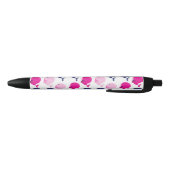 Stylo Noir Cute Whales, Pattern of Whales, Sea Animals (Bas)
