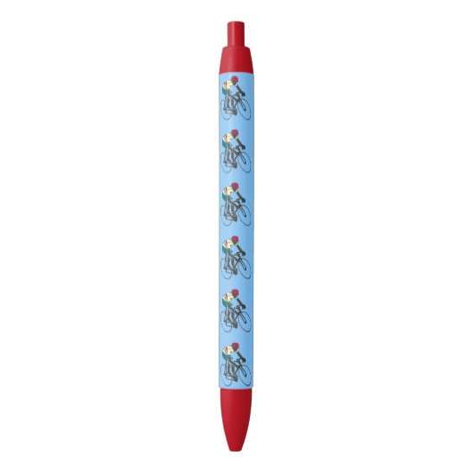 Stylo Noir Cycliste n° 1 (devant Vertical)