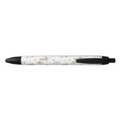 Stylo Noir Dachshund Lover Weiner Chien Saucisse Chien Fleur  (Dos)