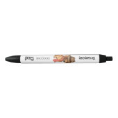 Stylo Noir Dachshund Papa (Devant)