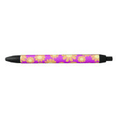 Stylo Noir Daisy Orange Magenta (Devant)