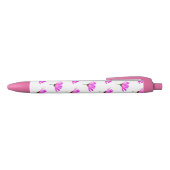 Stylo Noir Daisy rose (Haut)