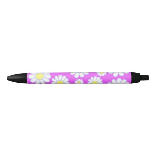 Stylo Noir Daisy Simple Violet (Devant)