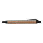 Stylo Noir dalle de chocolat Brown à motif (Haut)