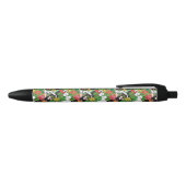 Stylo Noir Dalmatie Tropical Floral Jungle Chien Dalmatie (Haut)
