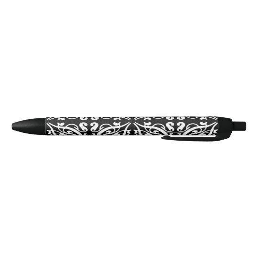 Stylo Noir Damas noir et blanc (Bas)