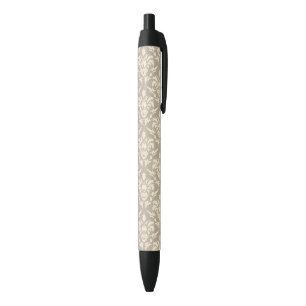 Stylo Noir Damassé 2