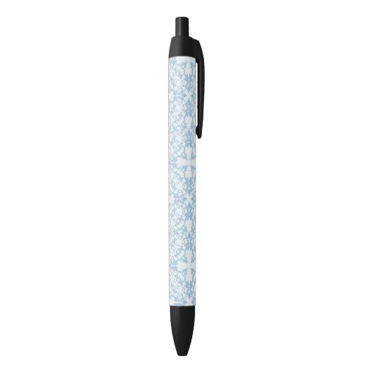 Stylo Noir Damassé bleu-clair (Bas (Vertical))