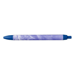 Stylo Noir Dandelions bleus Abstraits et lucioles