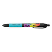 Stylo Noir Danse arc-en-ciel verticale (Bas)
