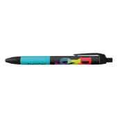 Stylo Noir Danse arc-en-ciel verticale (Haut)