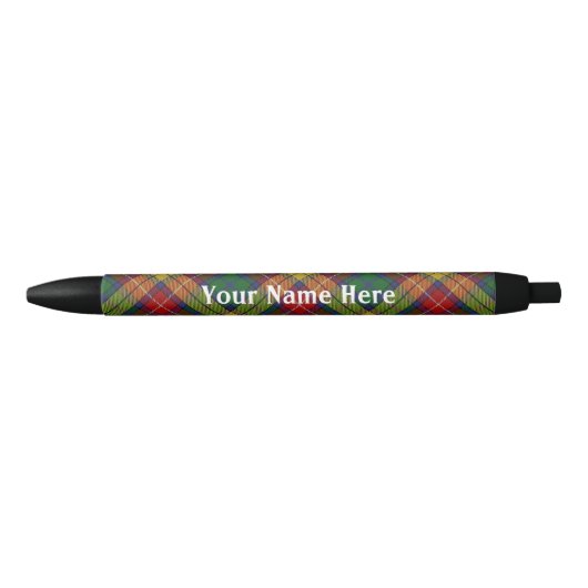 Stylo Noir De l'Ecosse tartan de Buchanan de clan pour (Devant)