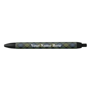 Stylo Noir De l'Ecosse tartan pour toujours Campbell