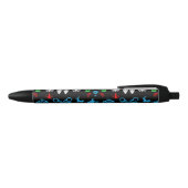 Stylo Noir Décor de Noël de la police (Haut)