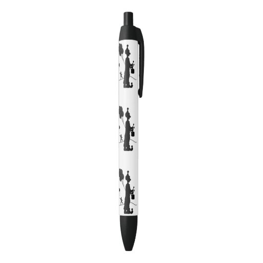 Stylo Noir Défilé de clown (Bas (Vertical))