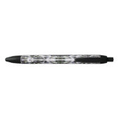 Stylo Noir Dentelle argentée (Dos)