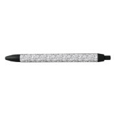 Stylo Noir Dentelle blanche 1 (Devant)
