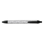 Stylo Noir Dentelle blanche 1 (Dos)