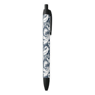 Stylo Noir Dentelle blanche 2