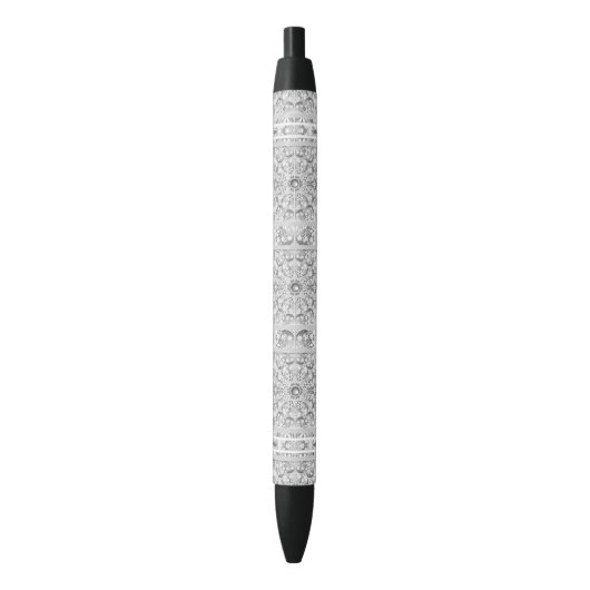 Stylo Noir Dentelle en céramique Gris (devant Vertical)