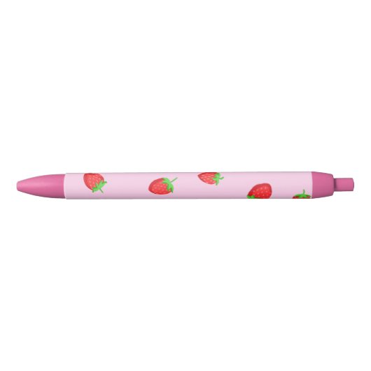 Stylo Noir Des Fraise Pen (Devant)