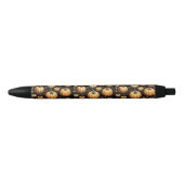 Stylo Noir Des tas de citrouilles (Devant)