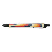 Stylo Noir Design abstrait et coloré (Bas)