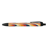 Stylo Noir Design abstrait et coloré (Haut)
