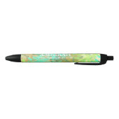 Stylo Noir Design abstrait Feuille vert moderne (Bas)