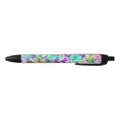 Stylo Noir Design de fragments colorés mignons (Bas)