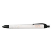 Stylo Noir Design floral (Haut)