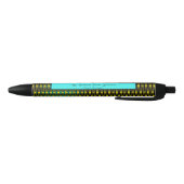 Stylo Noir Design Gold Blue Executive (Bas)