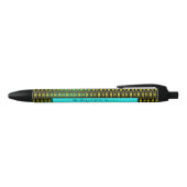 Stylo Noir Design Gold Blue Executive (Haut)