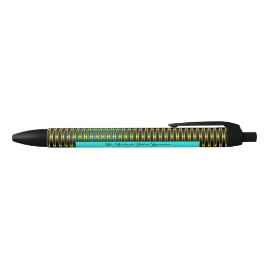Stylo Noir Design Gold Blue Executive (Haut)