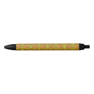 Stylo Noir Design Kente africain