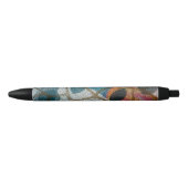 Stylo Noir Design moderne interconnectant les liaisons cellul (Devant)