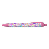 Stylo Noir Design paisible blanc coloré (Haut)