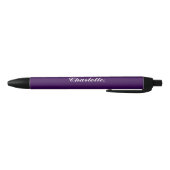 Stylo Noir Design Your Own Name on This Dark Purple (Bas)