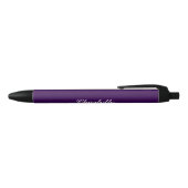 Stylo Noir Design Your Own Name on This Dark Purple (Haut)