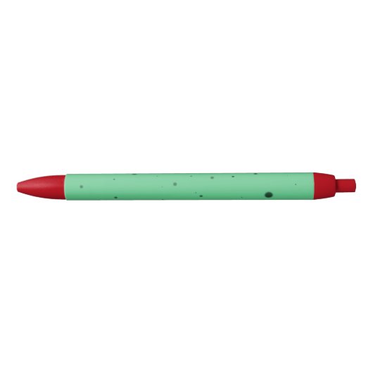 Stylo Noir Désordre Point Vert (Devant)