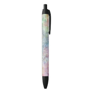 Stylo Noir dessin abstrait de carte blanche d'aquarelle