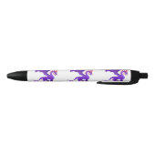 Stylo Noir Dessin animé de dragon violet (Bas)