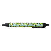 Stylo Noir Dessin animé drôle poisson vert (Bas)