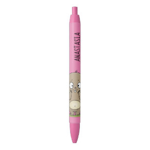 Stylo Noir Dessin d'adorable hamster
