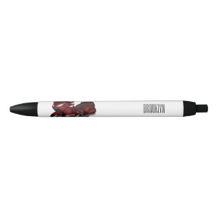 Stylo Noir Dessin de moto de tourisme