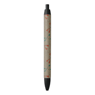 Stylo Noir Dessin en mode foncé Fox