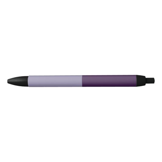 Stylo Noir Deux tons - Violet (Devant)