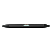 Stylo Noir Devis de natation amusant (Devant)