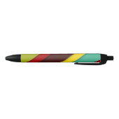 Stylo Noir Diagonales multicolores (Bas)