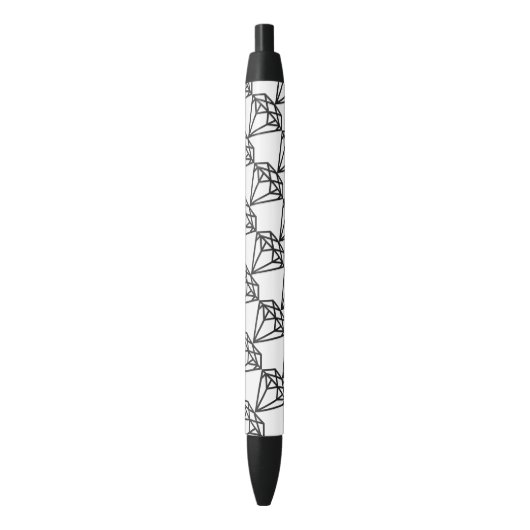 Stylo Noir Diamant (devant Vertical)